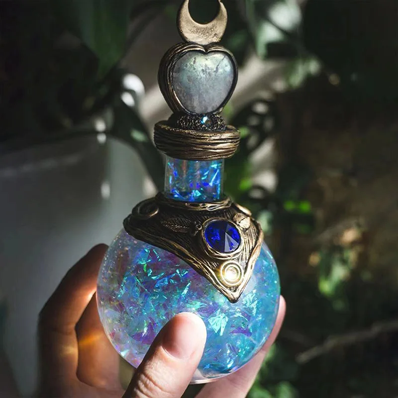 魔法のポーションボトル装飾樹脂工芸品、創造的なオーナメント、 - Home Decor Design Ideas のレビューと価格