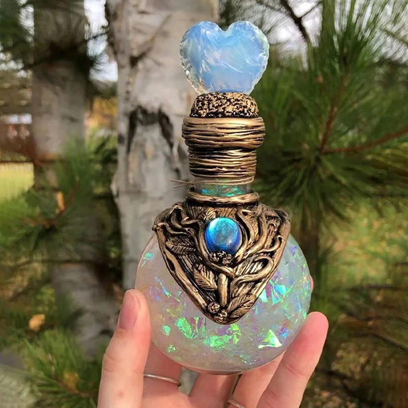 魔法のポーションボトル装飾樹脂工芸品、創造的なオーナメント、 - Home Decor Design Ideas のレビューと価格