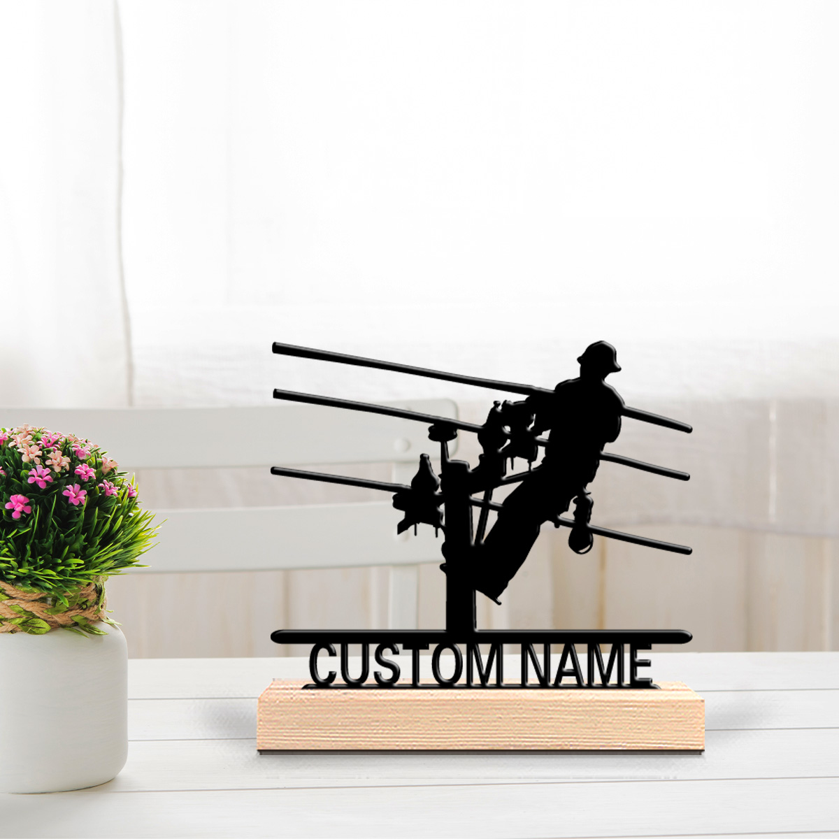 1個入り スタイリッシュなカスタムメイド電気技師金属像 モダ - Home Decor Pinterest のレビューと価格