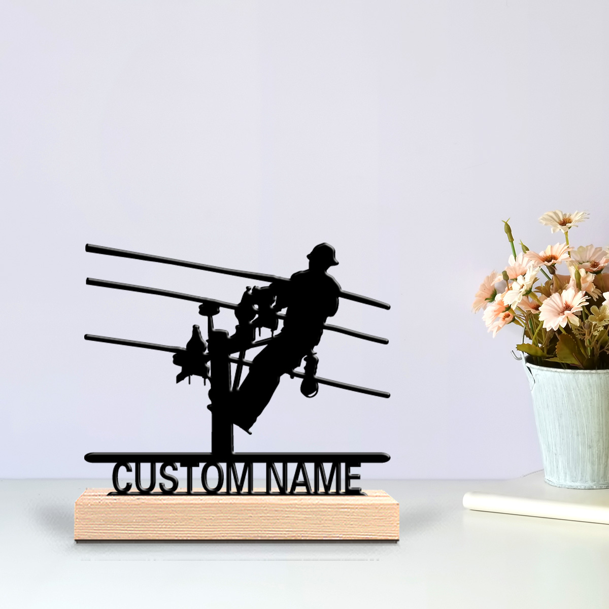 1個入り スタイリッシュなカスタムメイド電気技師金属像 モダ - Home Decor Pinterest のレビューと価格