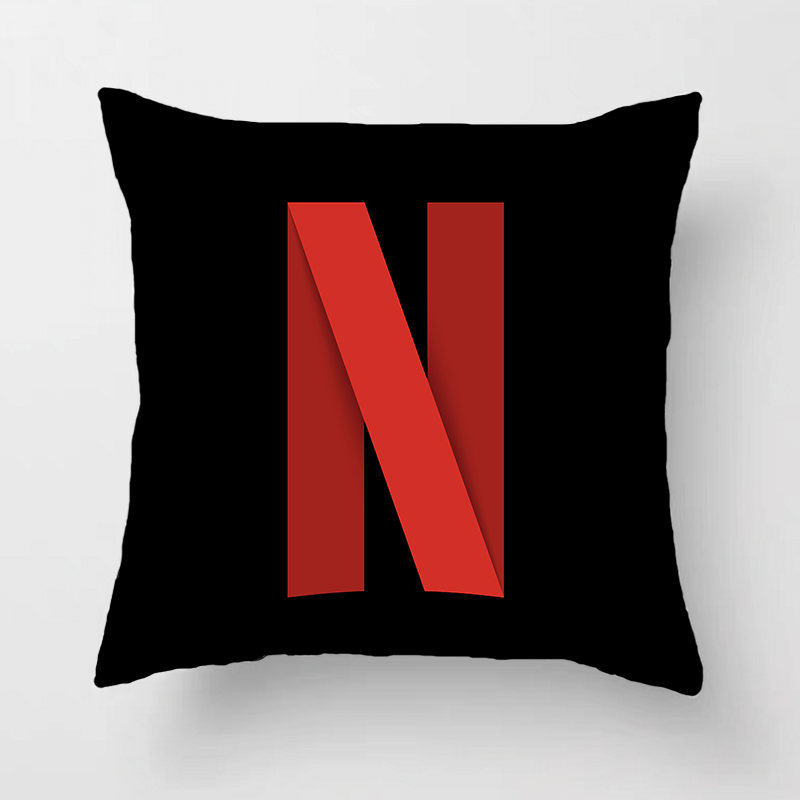 クッションカバーソファ用 Netflix ロゴ枕カバーカバー - Home Decor Netflix のレビューと価格