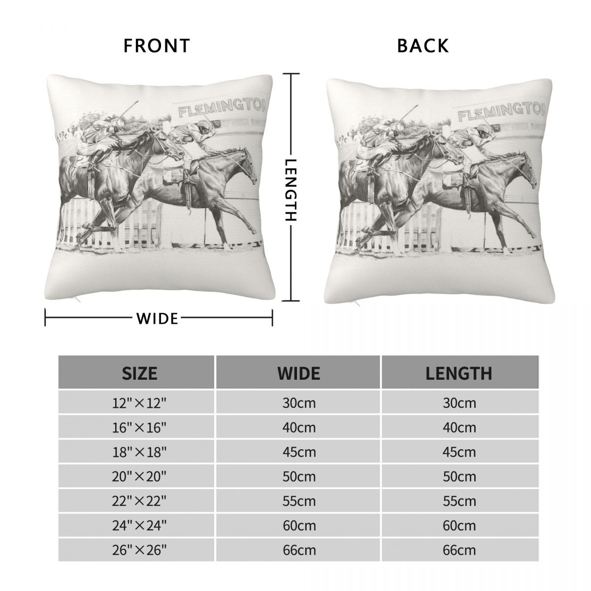 ビクトリアカップドレッセージ枕カバー、ポリエステルリネン、ベ - Home Decor Melbourne のレビューと価格