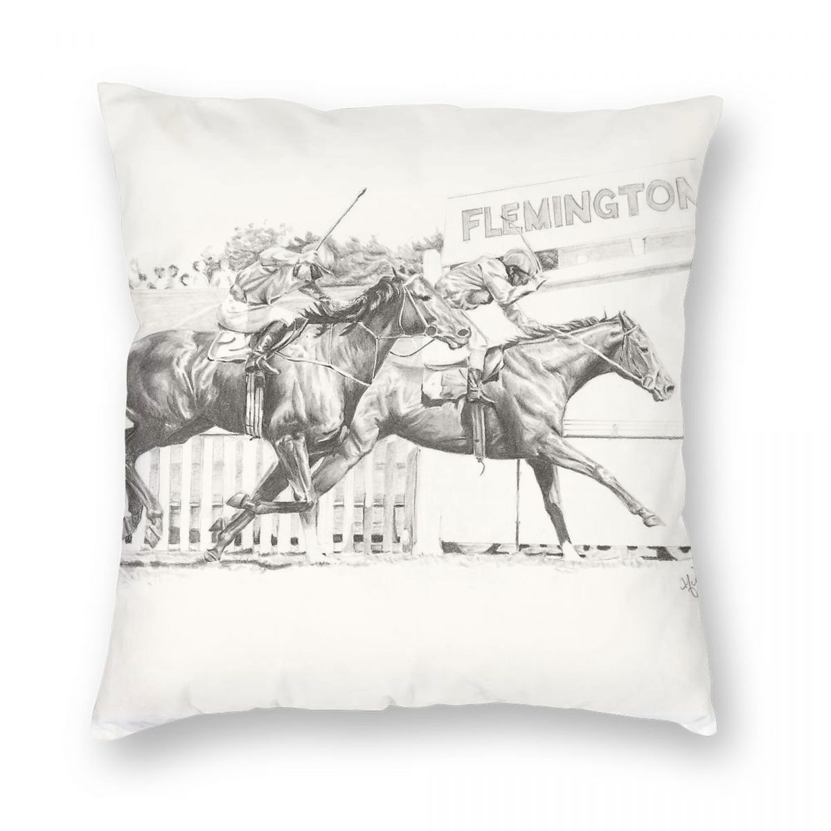 ビクトリアカップドレッセージ枕カバー、ポリエステルリネン、ベ - Home Decor Melbourne のレビューと価格