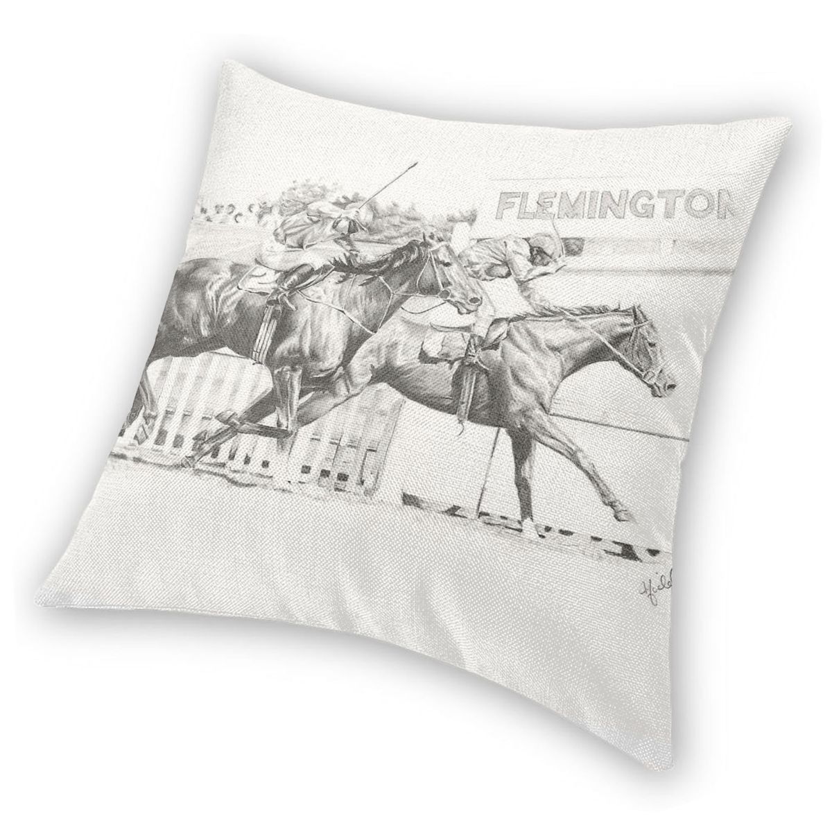 ビクトリアカップドレッセージ枕カバー、ポリエステルリネン、ベ - Home Decor Melbourne のレビューと価格