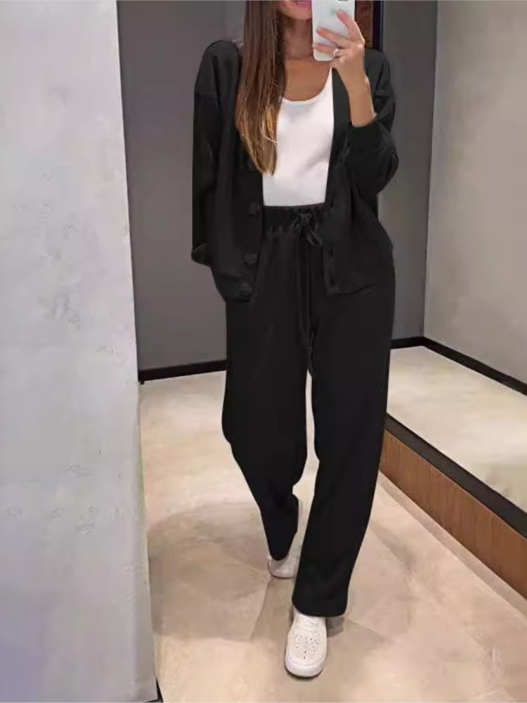秋のファッションニットコットン女性のスポーツジャケットスーツ - Home Decor Zara のレビューと価格