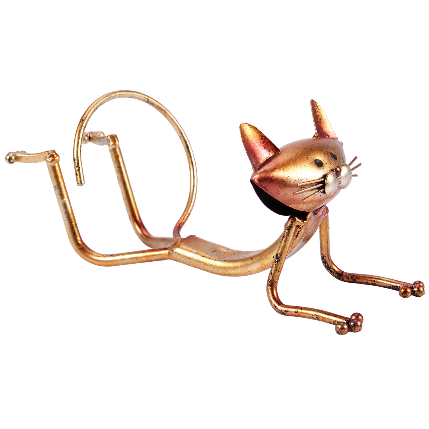 ABLK ヨガキャット ワインラック メタルワインホルダー  - Home Decor Yoga のレビューと価格