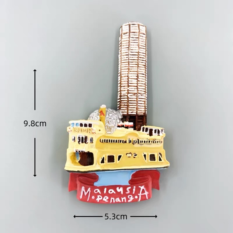 マレーシア3D冷蔵庫マグネット、クアラルンプール・ペナン・サ - Home Decor Kuala Lumpur のレビューと価格