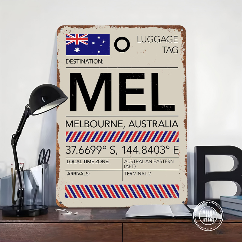 MELメルボルナオーストラリア空港プリントポスターカスタマイ - Home Decor Melbourne のレビューと価格