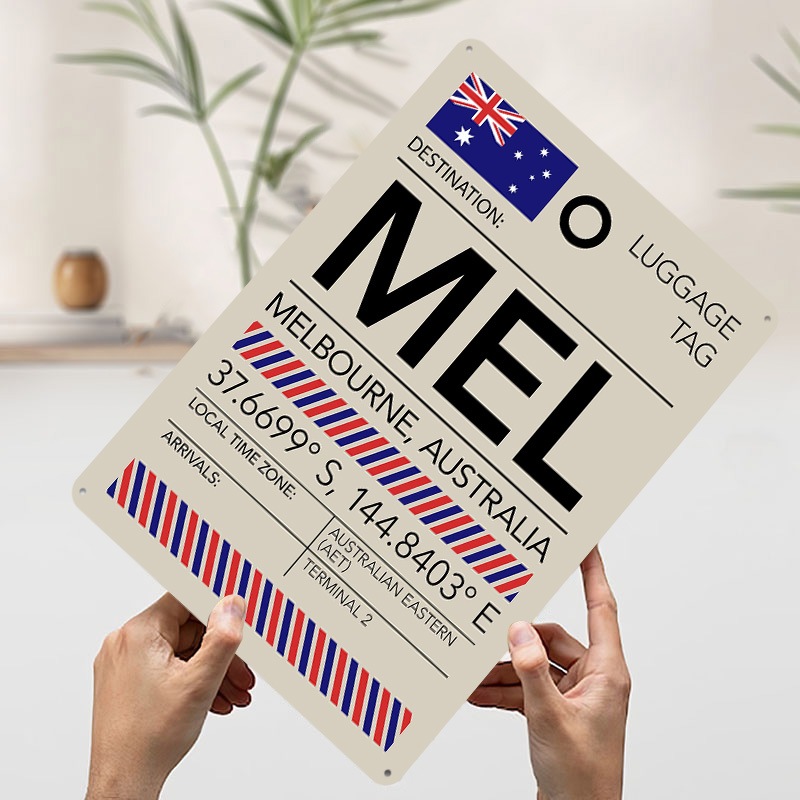 MELメルボルナオーストラリア空港プリントポスターカスタマイ - Home Decor Melbourne のレビューと価格