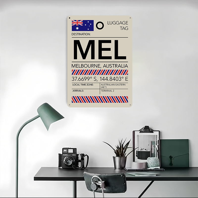 MELメルボルナオーストラリア空港プリントポスターカスタマイ - Home Decor Melbourne のレビューと価格