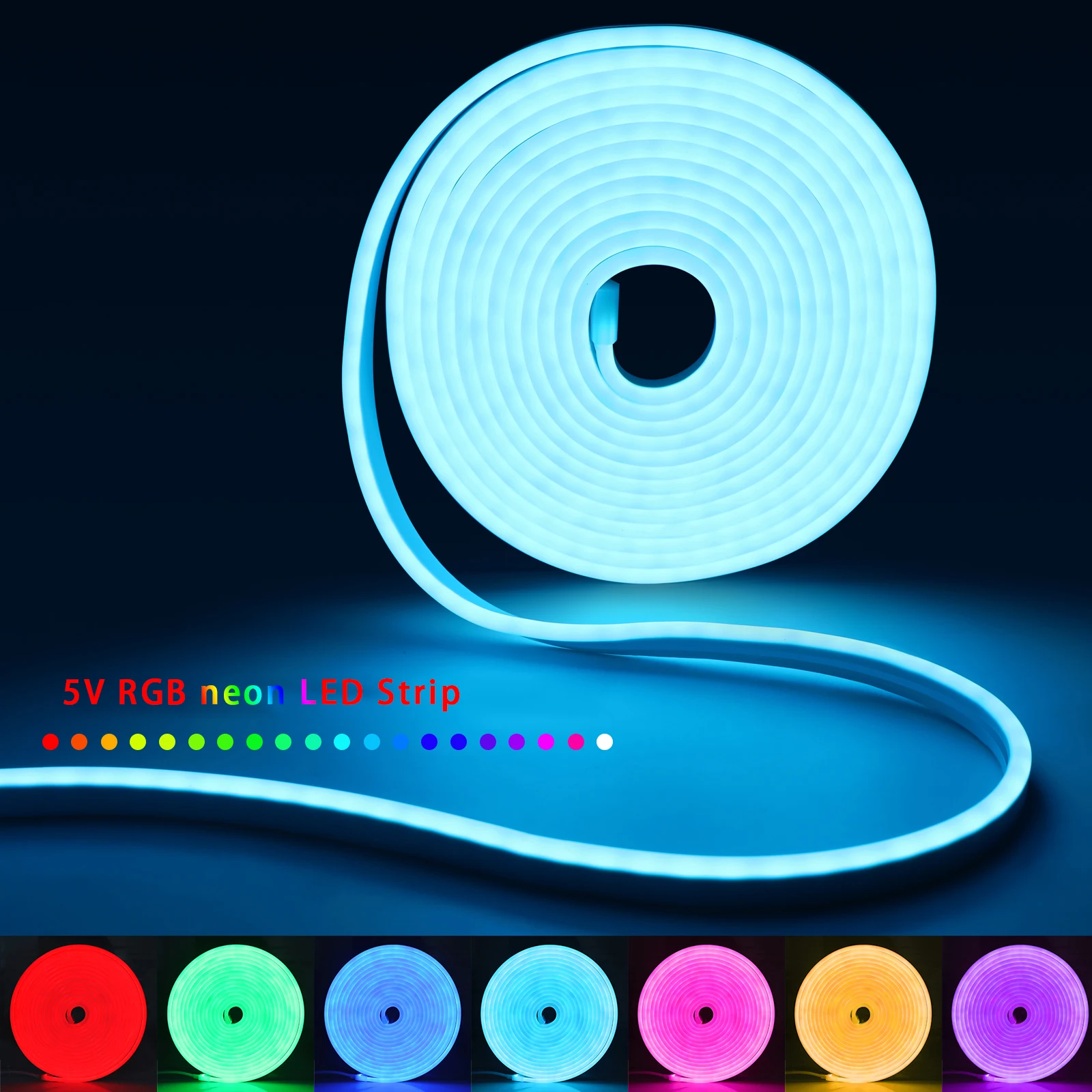 1-5m RGB LEDネオンストリップライト 5V USB - Home Decor Pinterest のレビューと価格